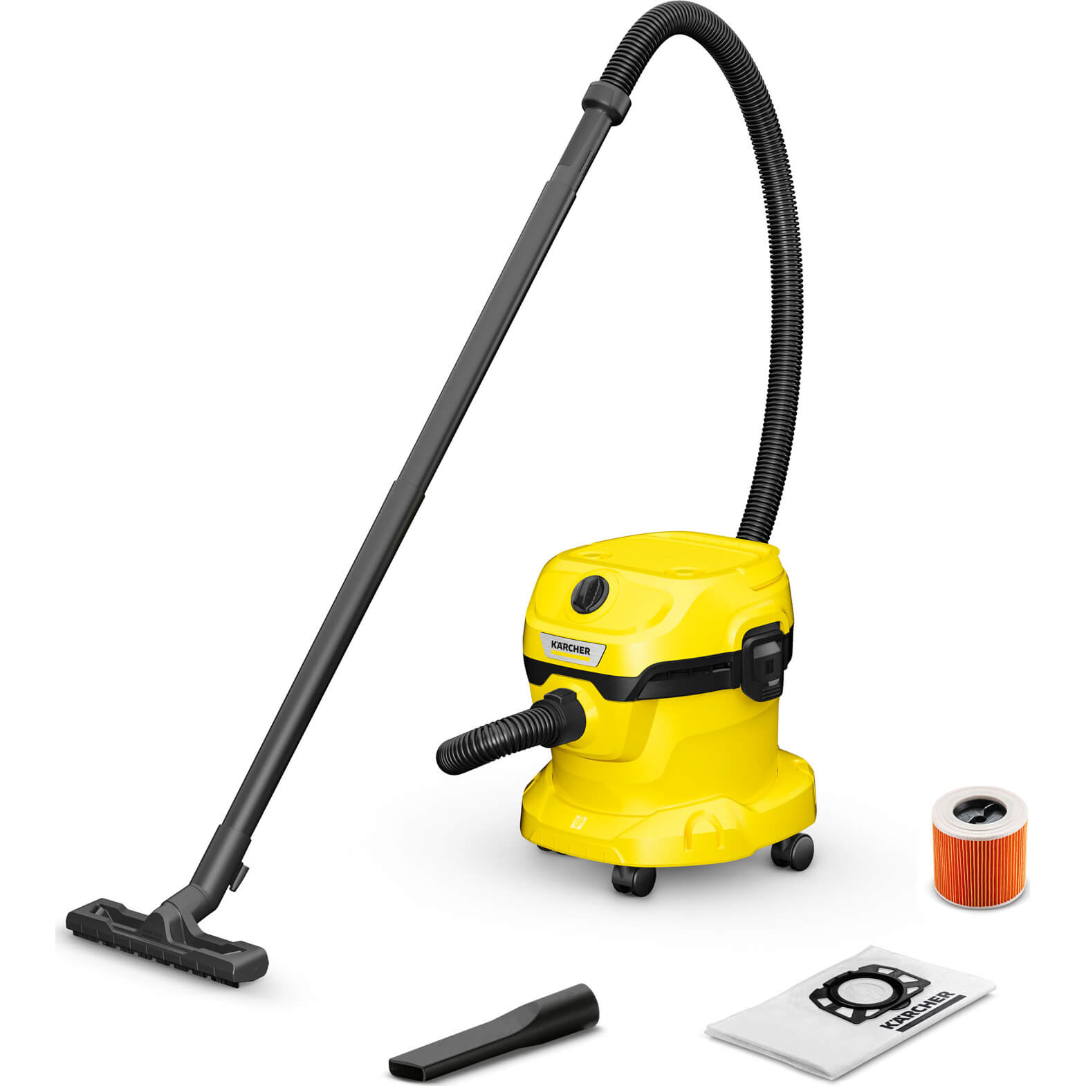 Image of Karcher WD 2 Plus Wet and Dry Vacuum Cleaner 12L