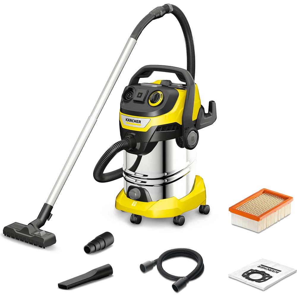 Karcher WD 6 P Premium Wet and Dry Vacuum Cleaner 30L