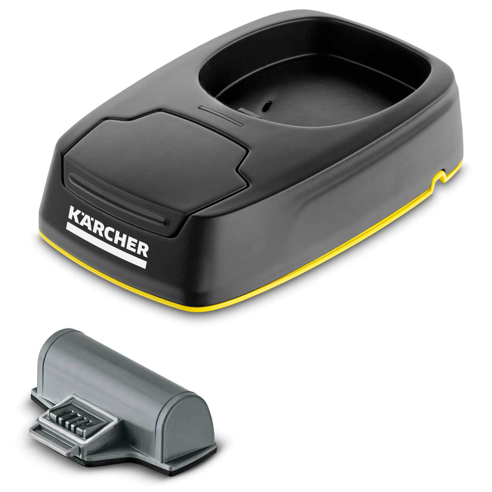 Image of Karcher Genuine WV 5 Charging Station and Replaceable Battery