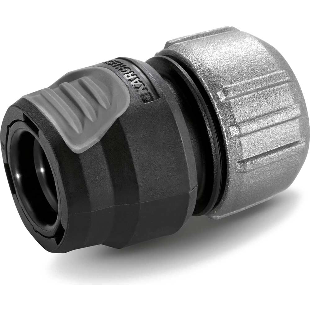 Karcher Premium Universal Aqua Stop Garden Hose Connector 1/2" / 12.5mm Pack of 1