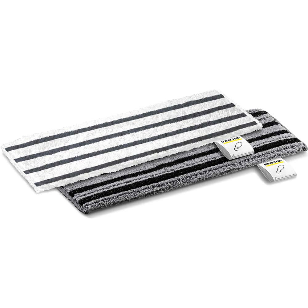 Karcher Power Floor Cloths for SC EASYFIX Steam Cleaners Pack of 2