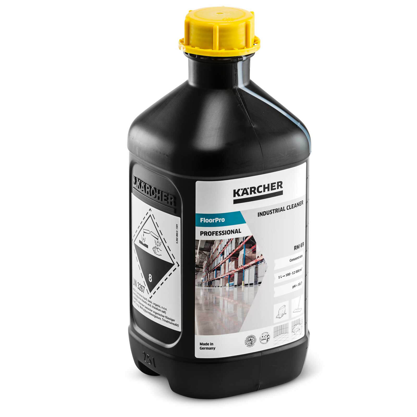 Photos - Household Cleaning Tool Karcher RM 69 Heavy Duty Floor Cleaning Liquid for Floor Polishers and Scr 