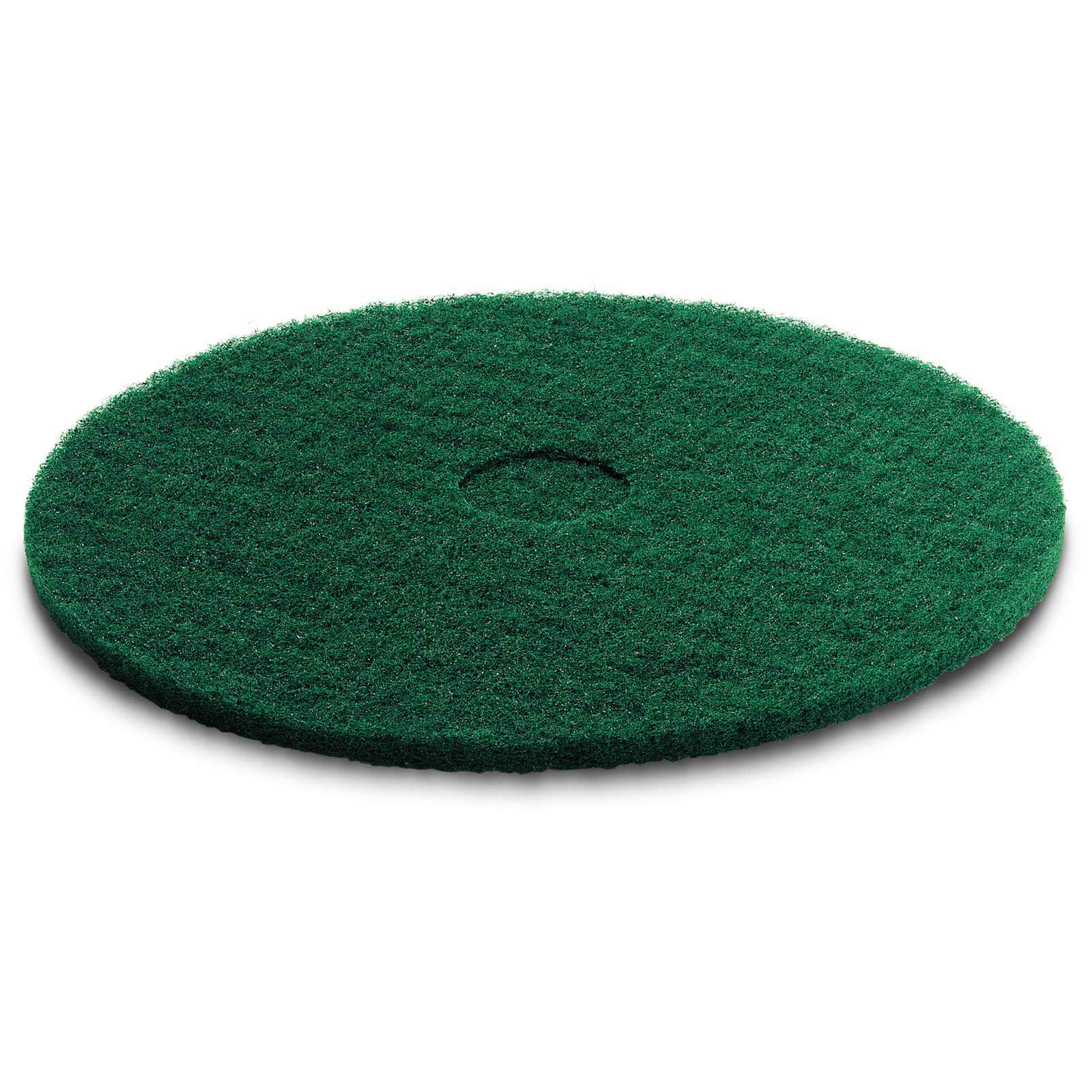 Image of Karcher Floor Scrubber Pad Medium Hard Green 330 mm Pack of 5