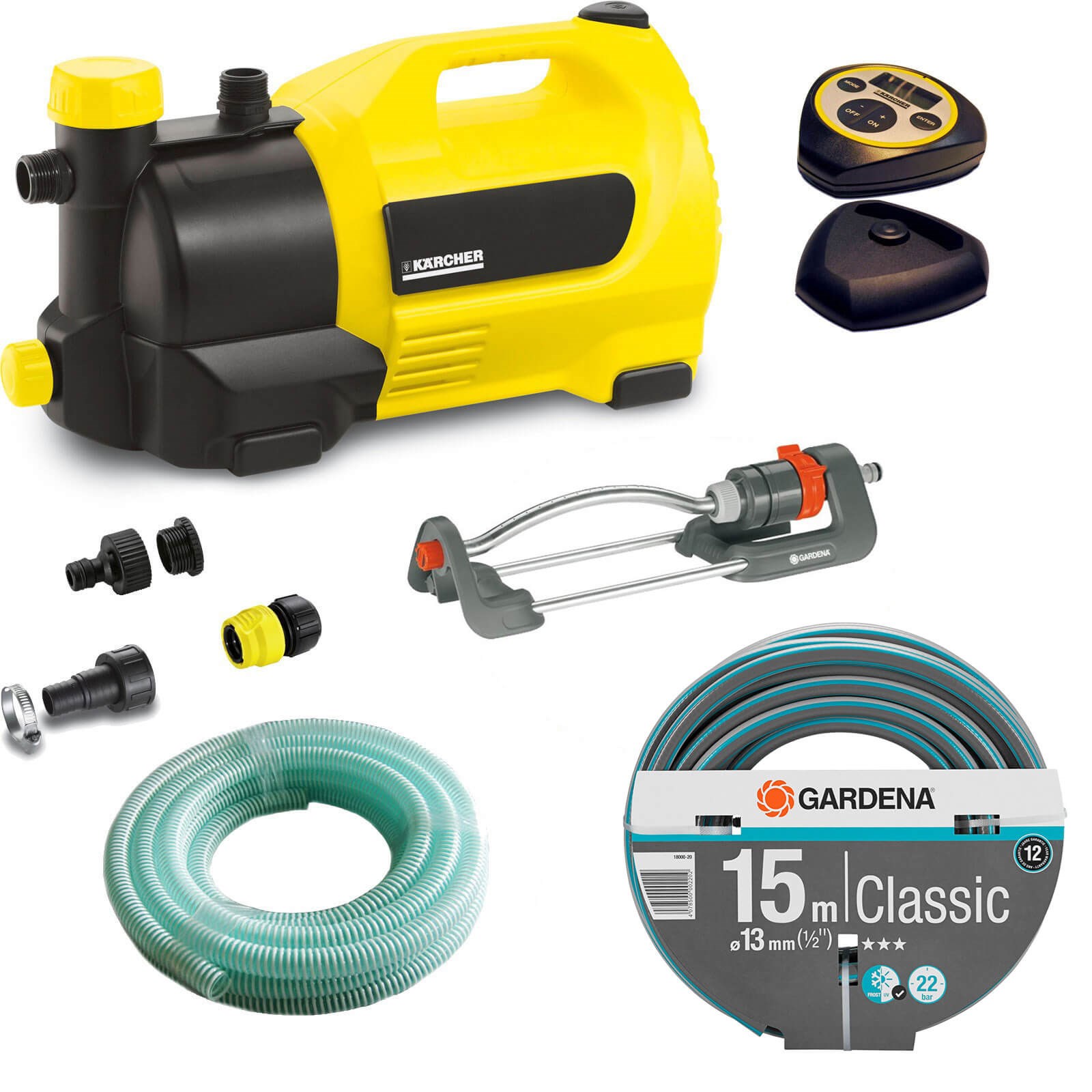Karcher Gp 50 Mc Surface Water Pump With Garden Hose And