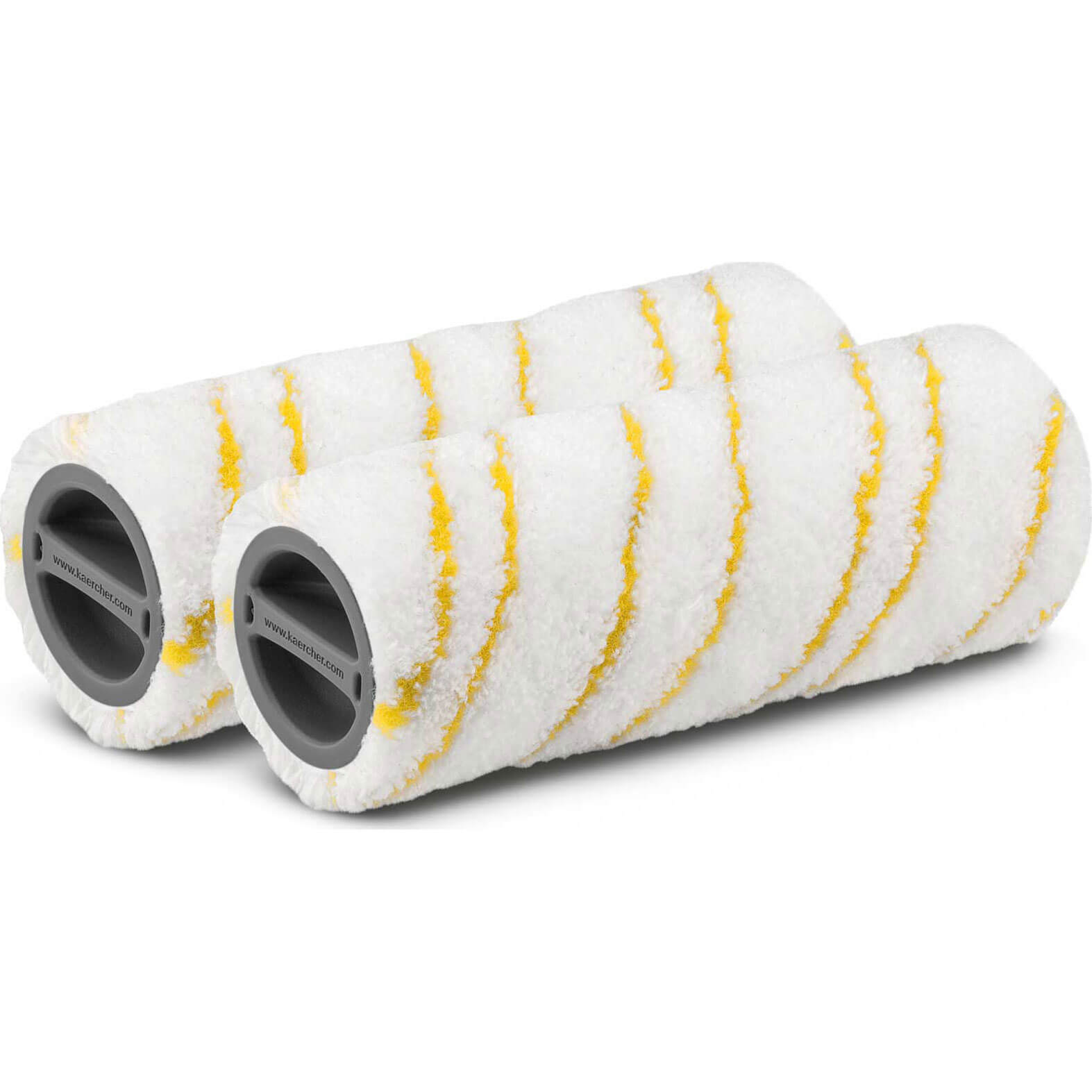 Image of Karcher Lint Free Rollers for FC 5 Floor Cleaners Yellow Pack of 2