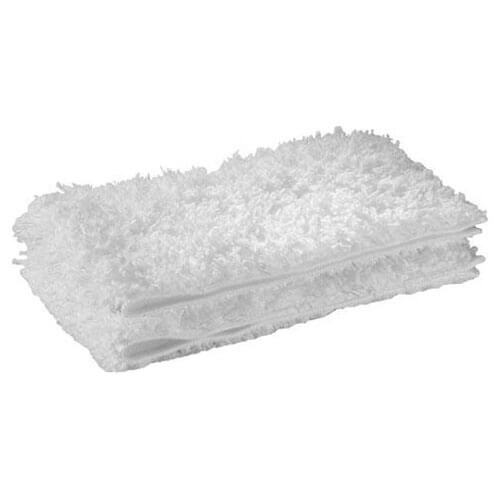 Image of Karcher Floor Tool Microfibre Cloths for SC, DE and SG Steam Cleaners Pack of 2