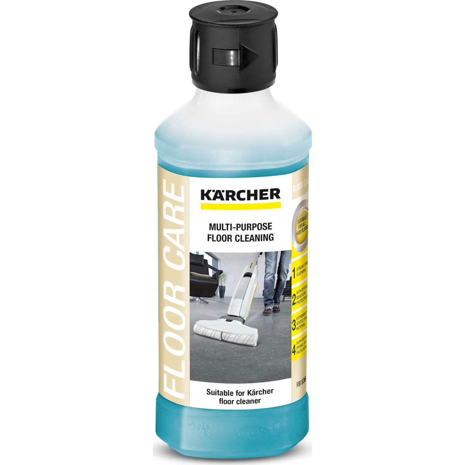 Image of Karcher RM 536 Universal Hard Floor Detergent for FC 5 Floor Cleaners 0.5l