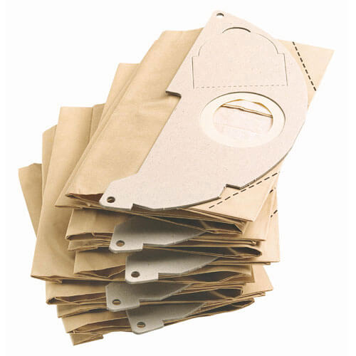 Image of Karcher Paper Filter Dust Bags for MV 2 and WD 2 Vacuum Cleaners Pack of 5