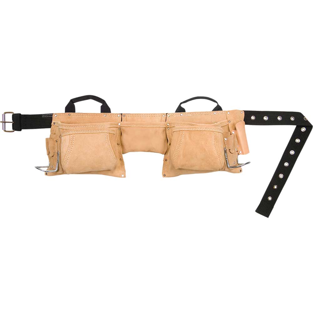 Kunys Heavy Duty 12 Pocket Leather Tool Pouch