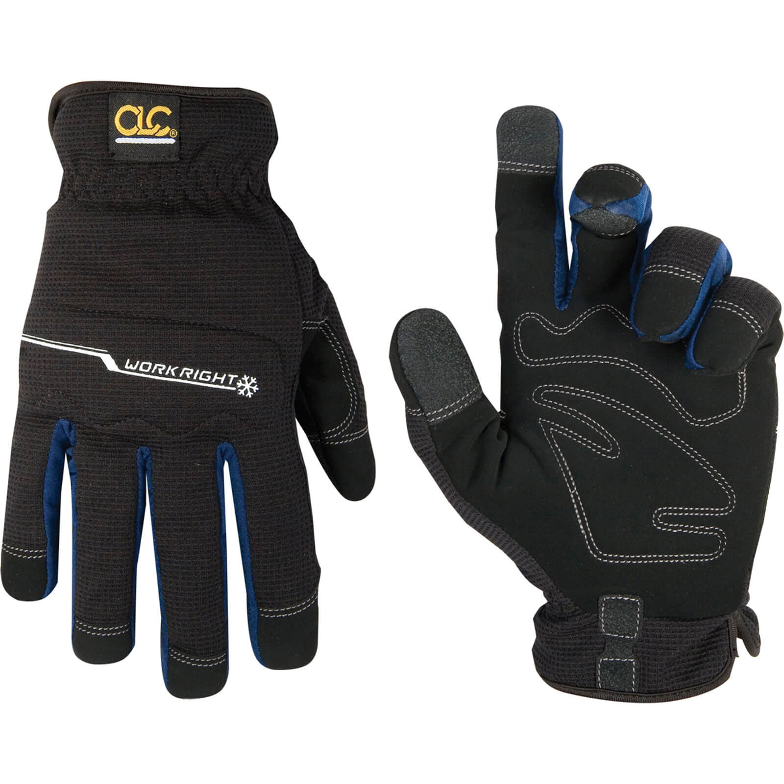 Image of Kunys Flex Grip Workright Lined Winter Gloves Black L