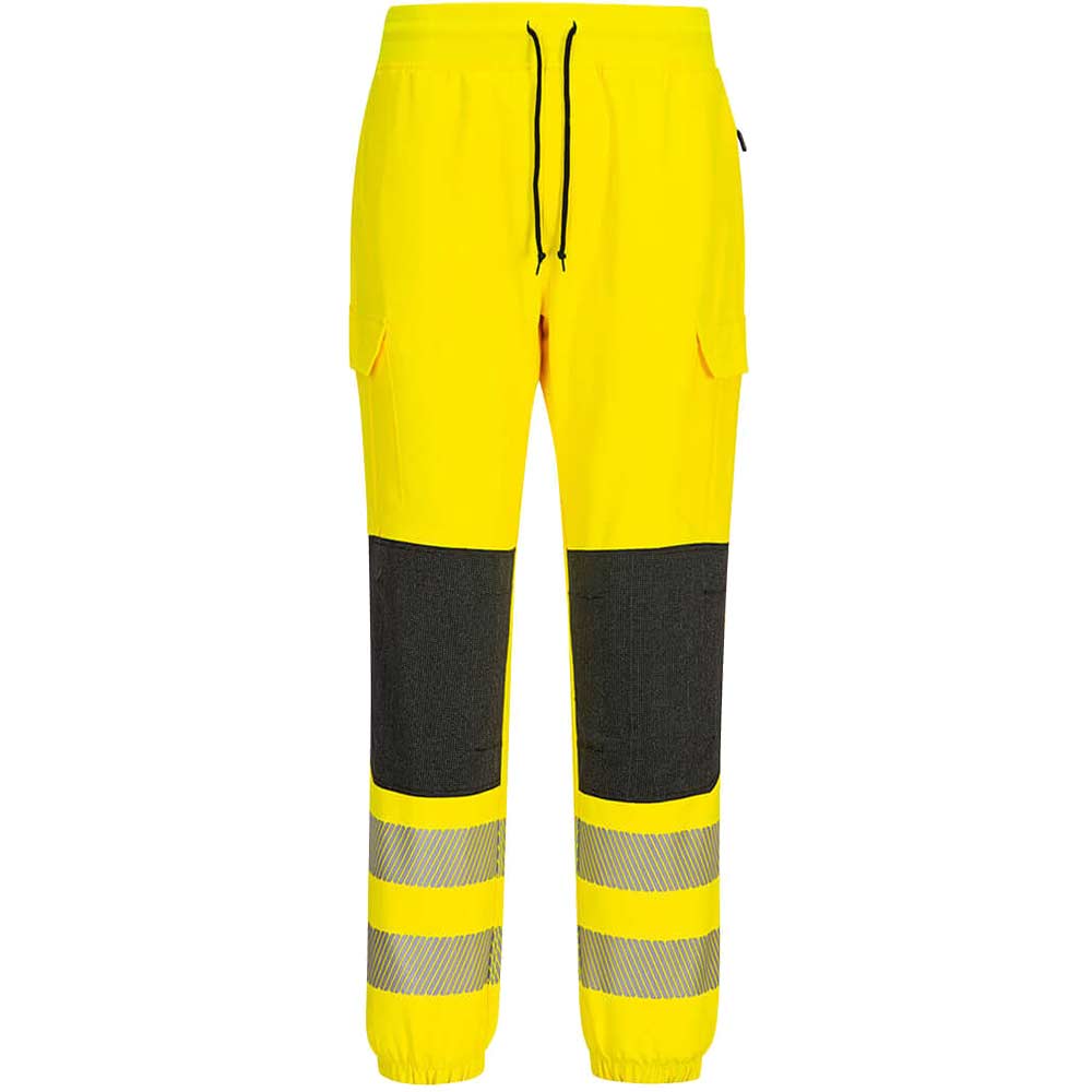 Portwest KX3 Flexi Class 2 Hi Vis Joggers Yellow / Black M 31