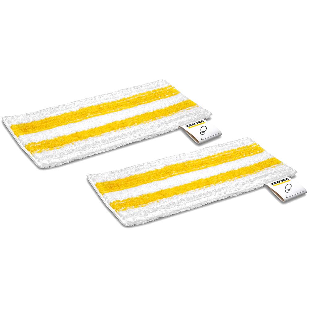 Karcher Universal Floor Cloths for SC 1 Upright EASYFIX Steam Cleaners Pack of 2
