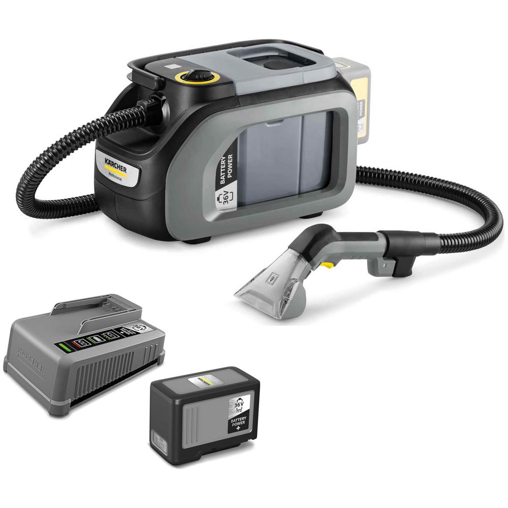 Karcher PUZZI 2/1 BP Professional 36v Cordless Spray Extraction Spot Cleaner 1 x 7.5ah Li-ion Charger