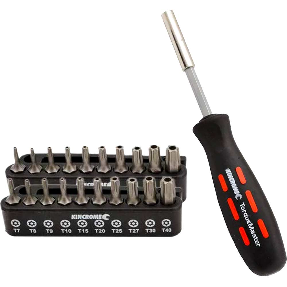 Kincrome 21 Piece Tamperproof Torx Driver Bit Set | Screwdriver Bits