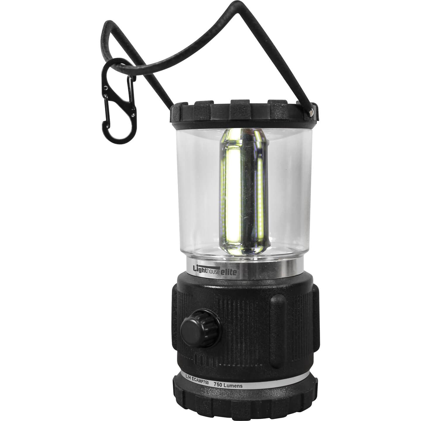 Image of Lighthouse Led Elite Camping Lantern 750 Lumen Black