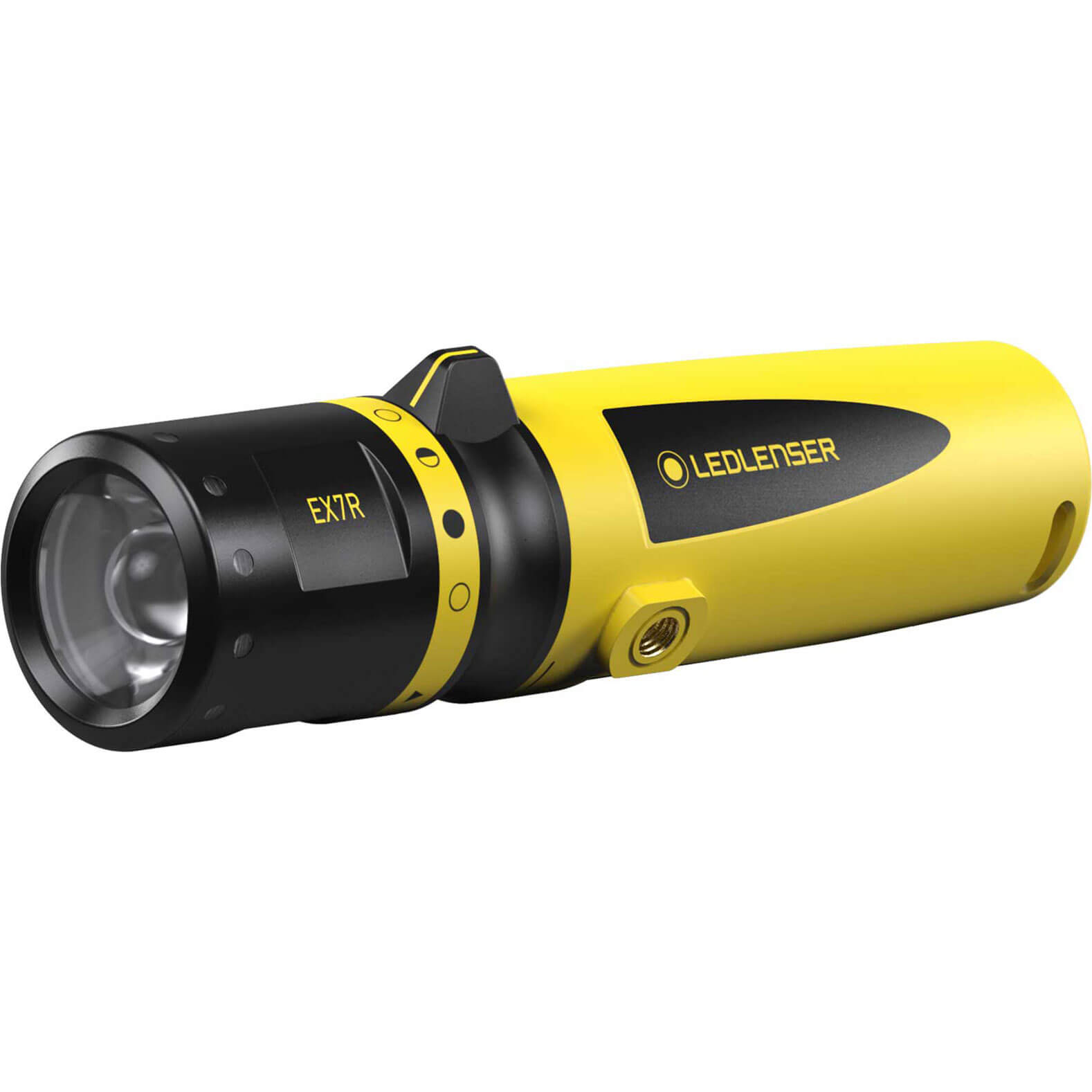 Image of LED Lenser EX7R Rechargeable ATEX and IECEx LED Torch Black & Yellow
