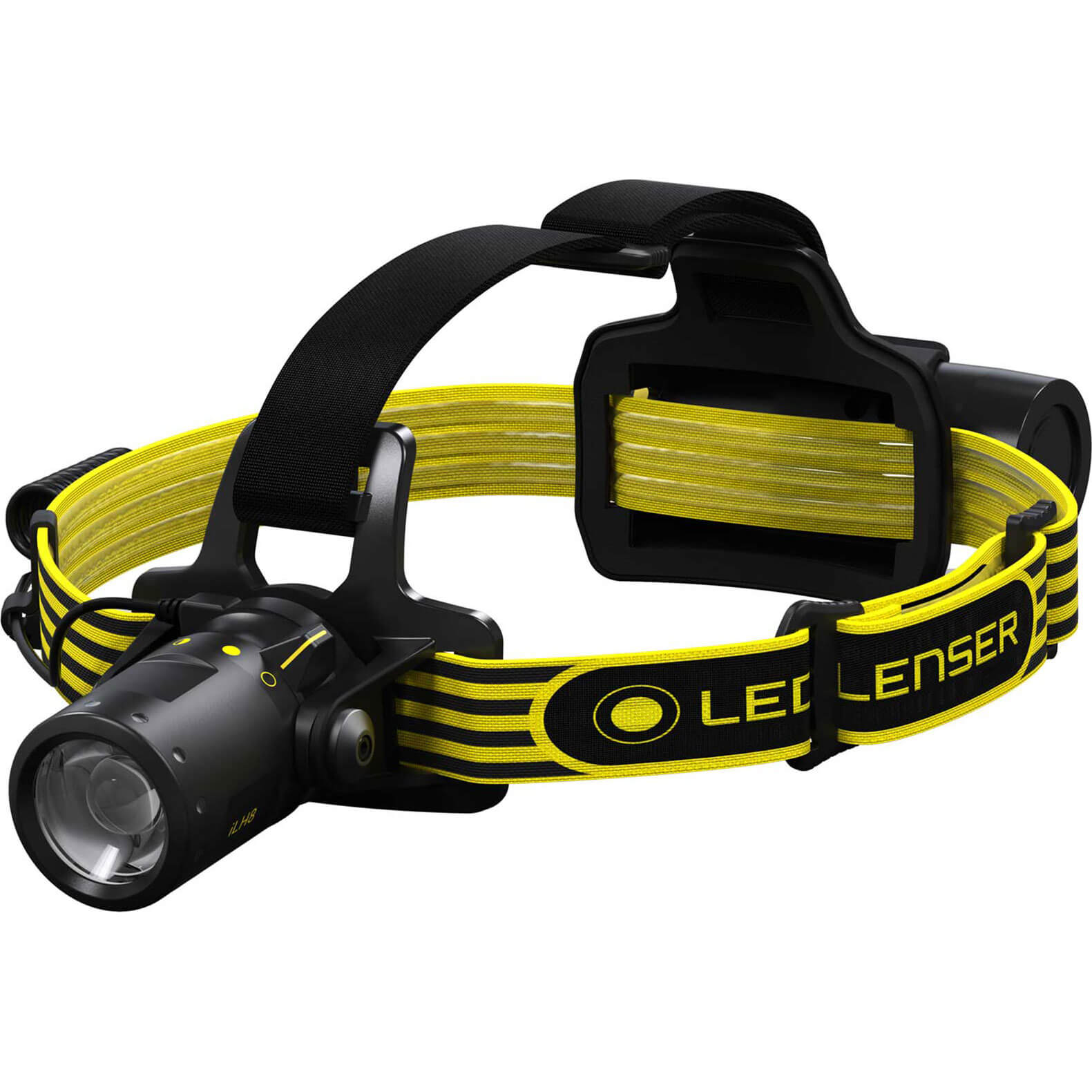 Image of LED Lenser iLH8 ATEX and IECEx LED Head Torch Black & Yellow