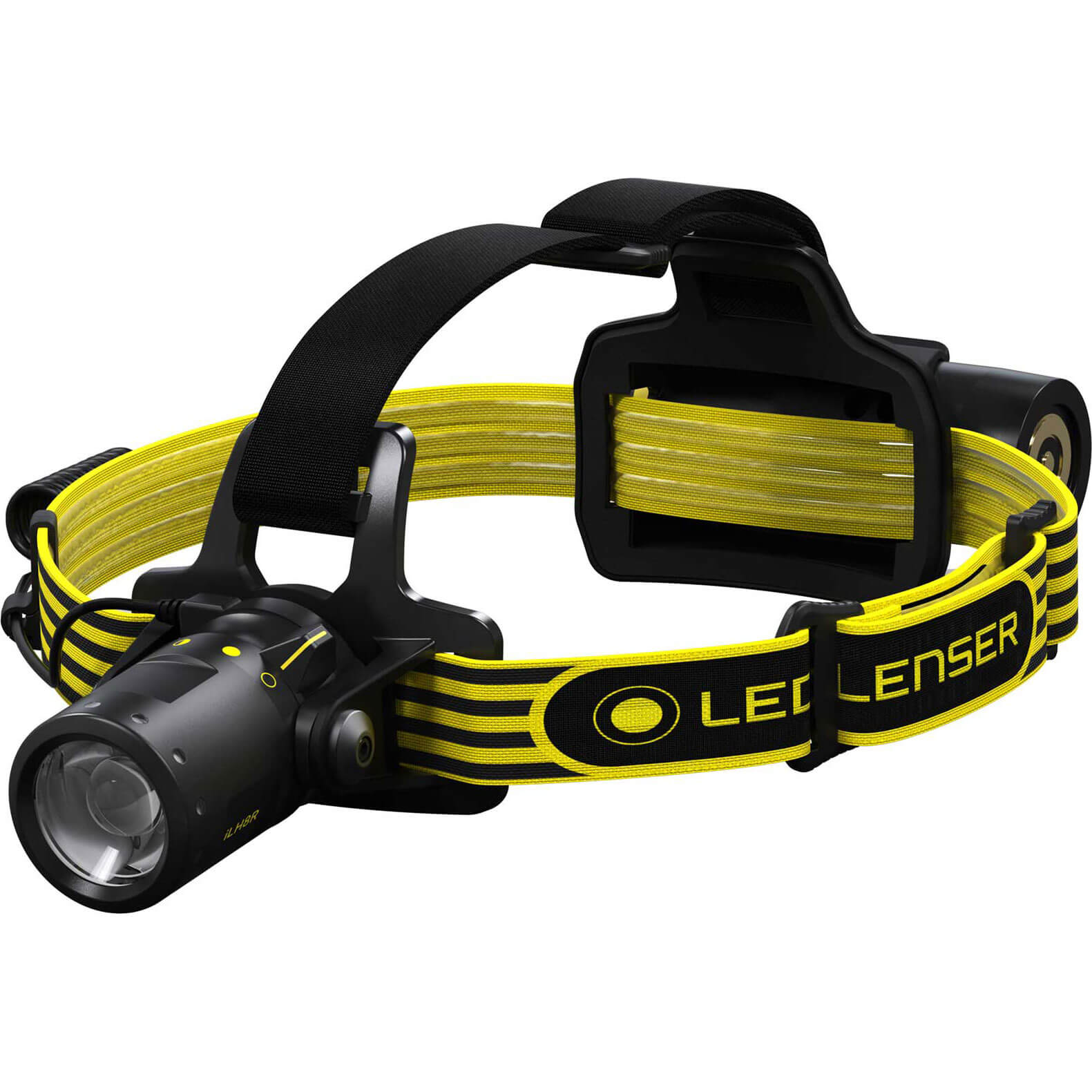 Image of LED Lenser iLH8R Rechargeable ATEX and IECEx LED Head Torch Black & Yellow