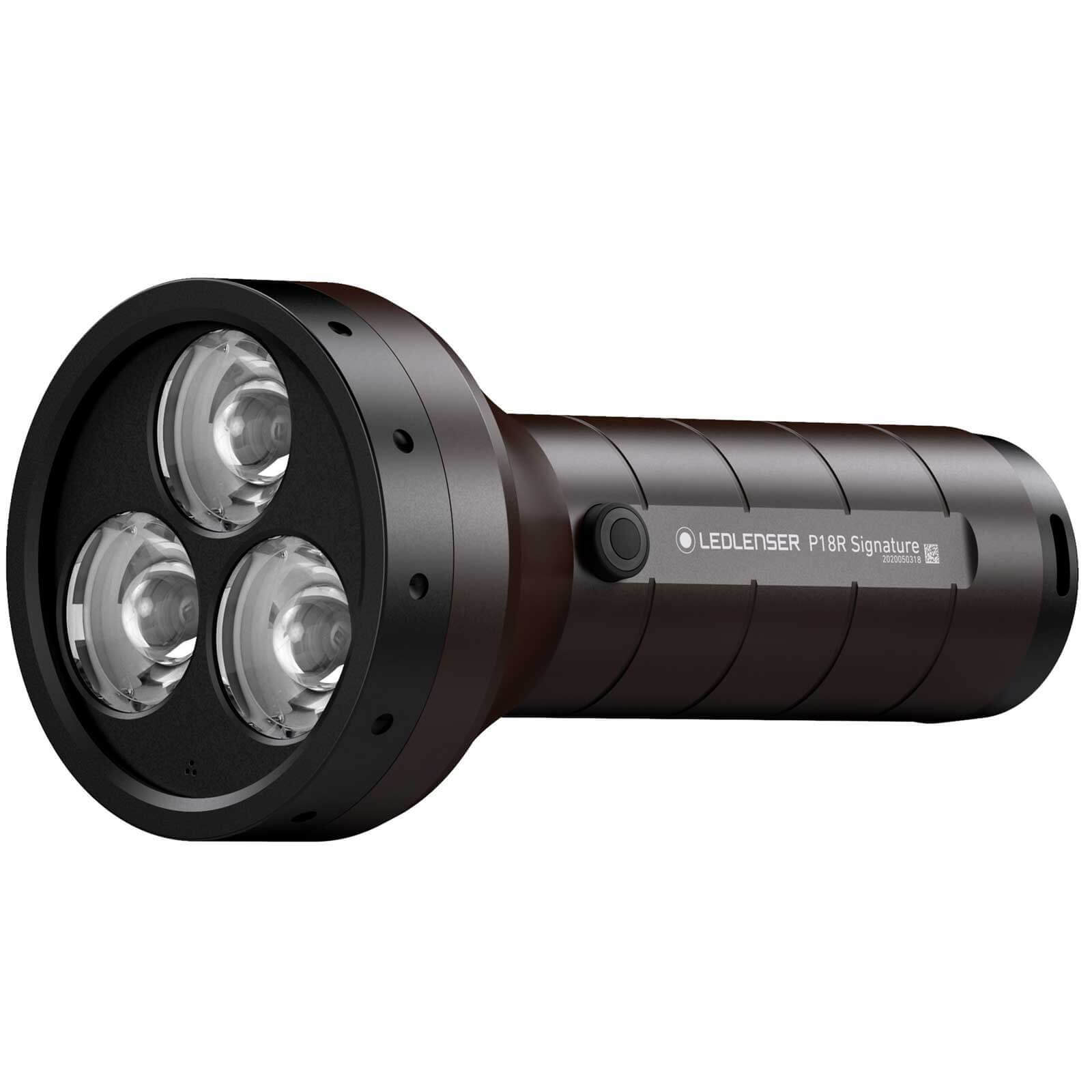 Image of LED Lenser P18R Signature Rechargeable LED Torch Black