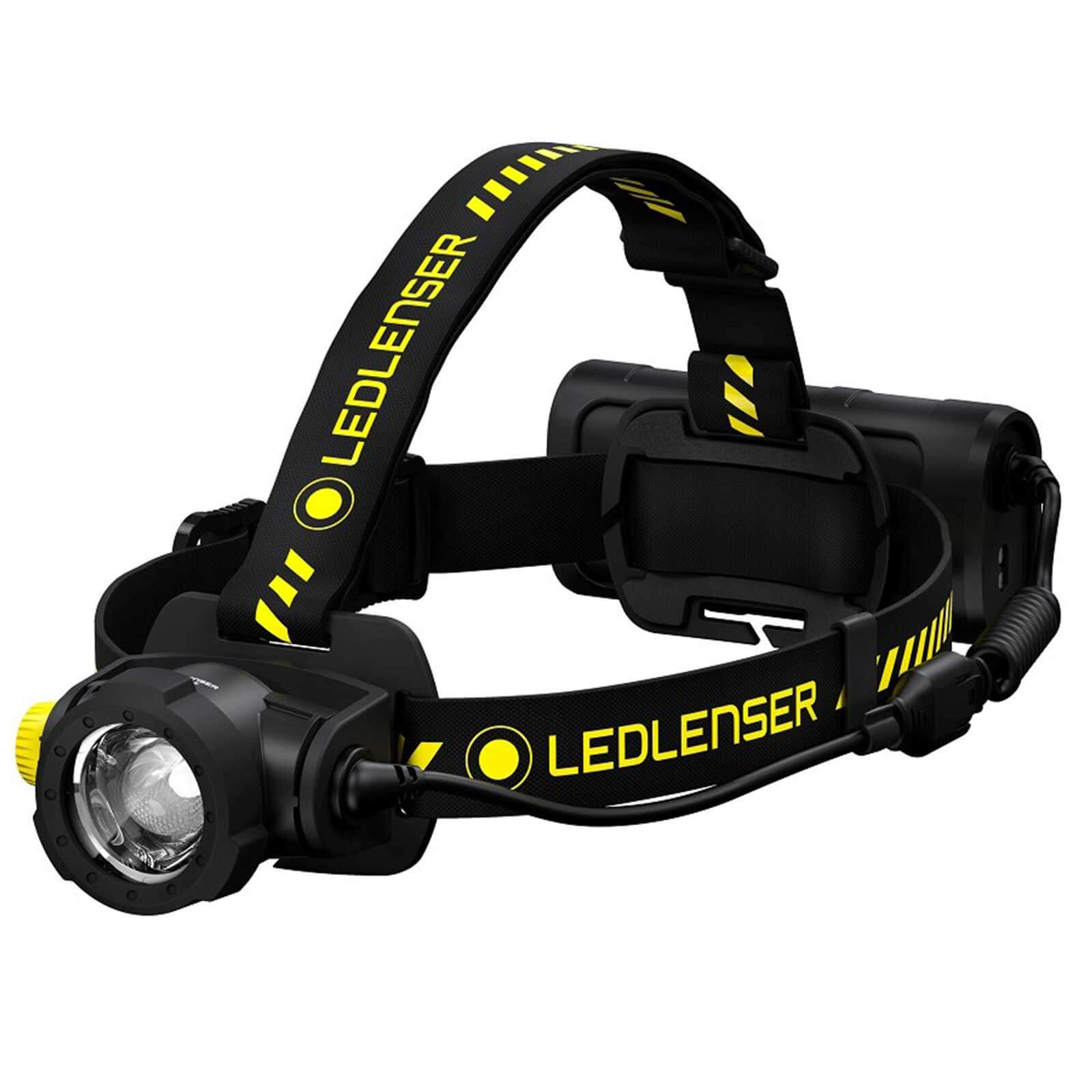 Image of LED Lenser H15R WORK Rechargeable LED Head Torch Black & Yellow