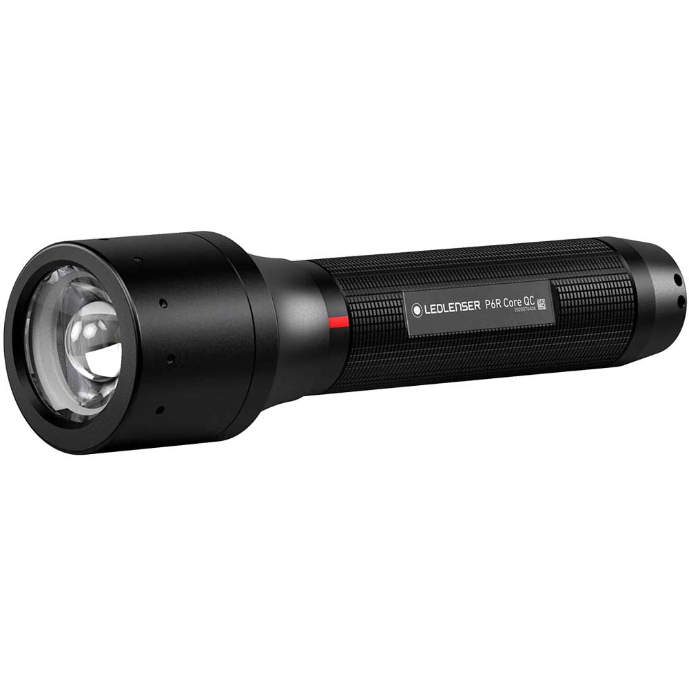 Image of LED Lenser P6R QC CORE Rechargeable Quad Colour LED Torch Black