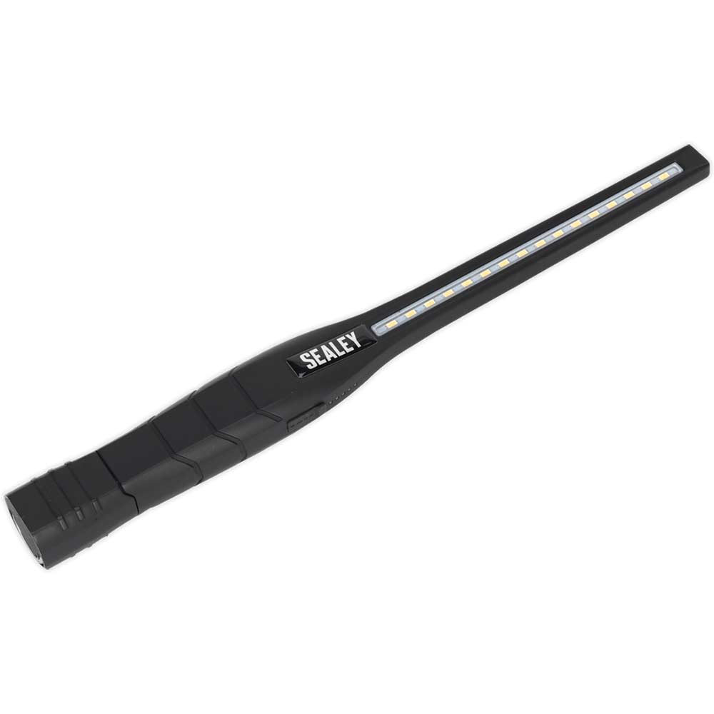 Sealey Rechargeable LED Slim Inspection Lamp Black in UK Specification