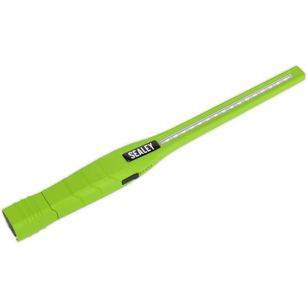 Sealey Rechargeable LED Slim Inspection Lamp Green in UK Specification