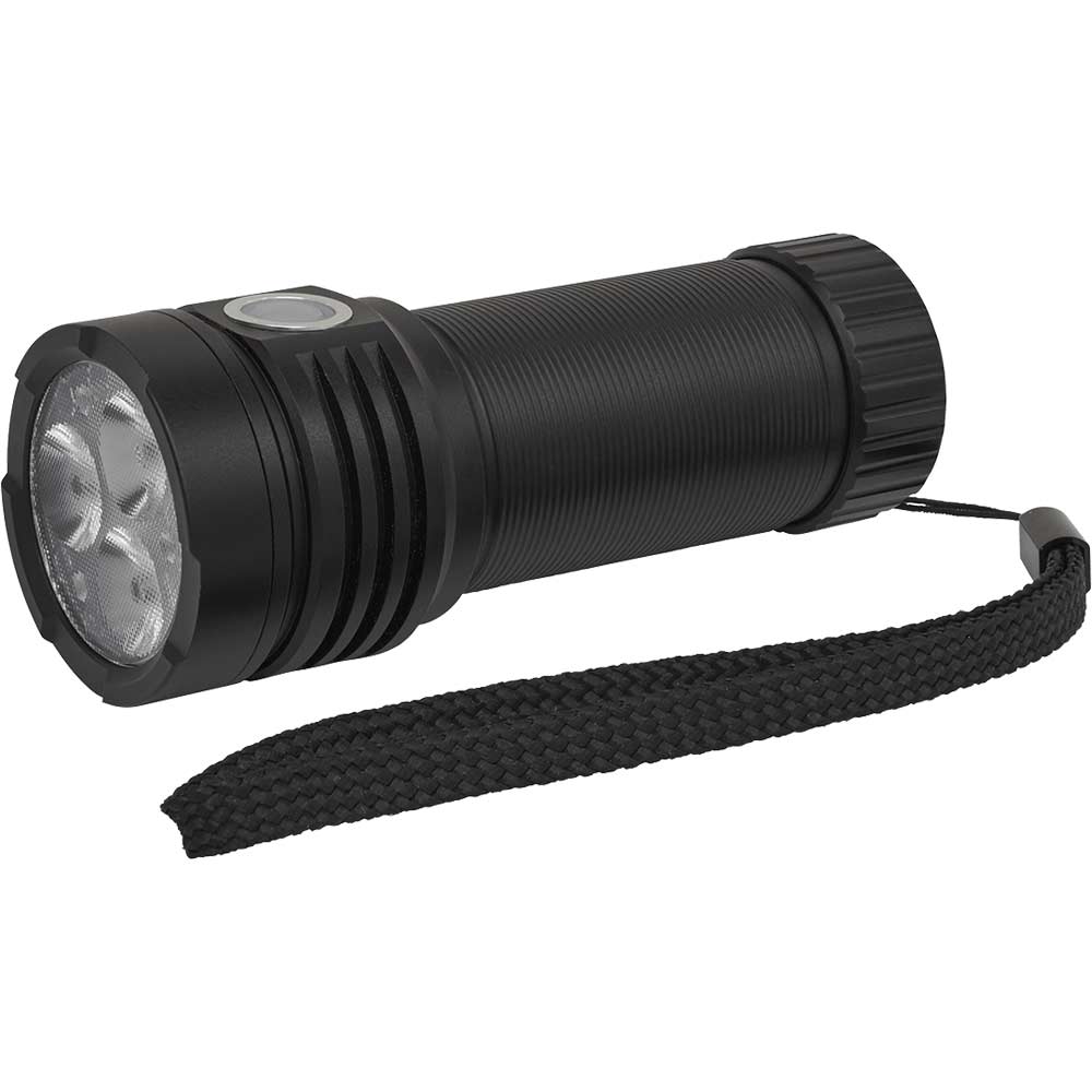 Sealey Super Boost Rechargeable Osram P9 LED Torch Black in UK Specification