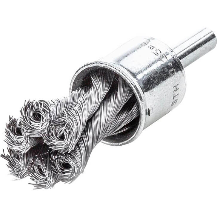Image of Lessmann Knot End Wire Brush 29mm 6mm Shank