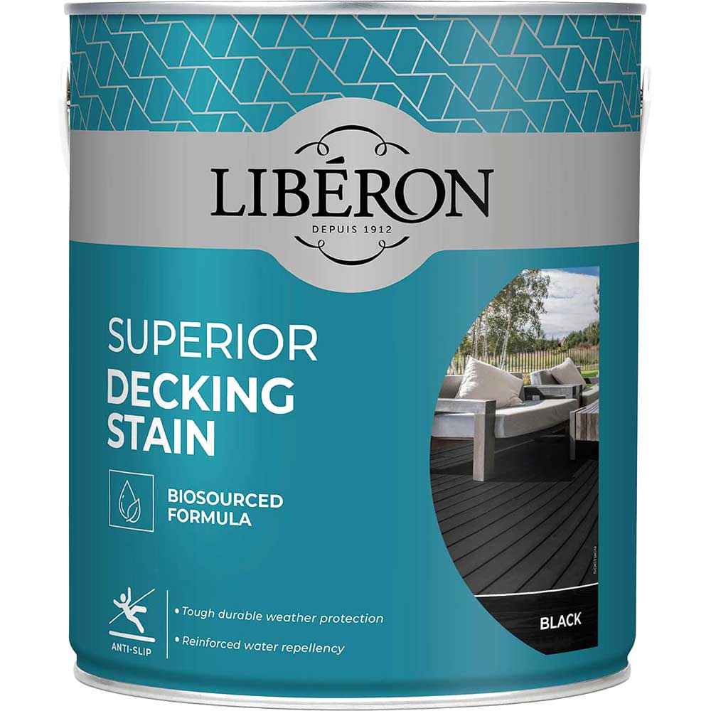 Liberon Superior Decking Stain Black 2.5l