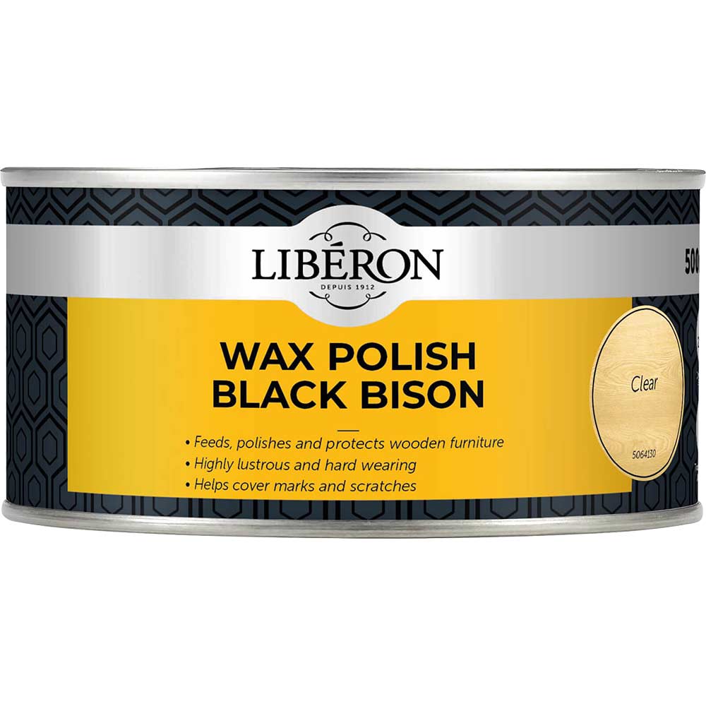 Liberon Bison Paste Wax Clear 500ml