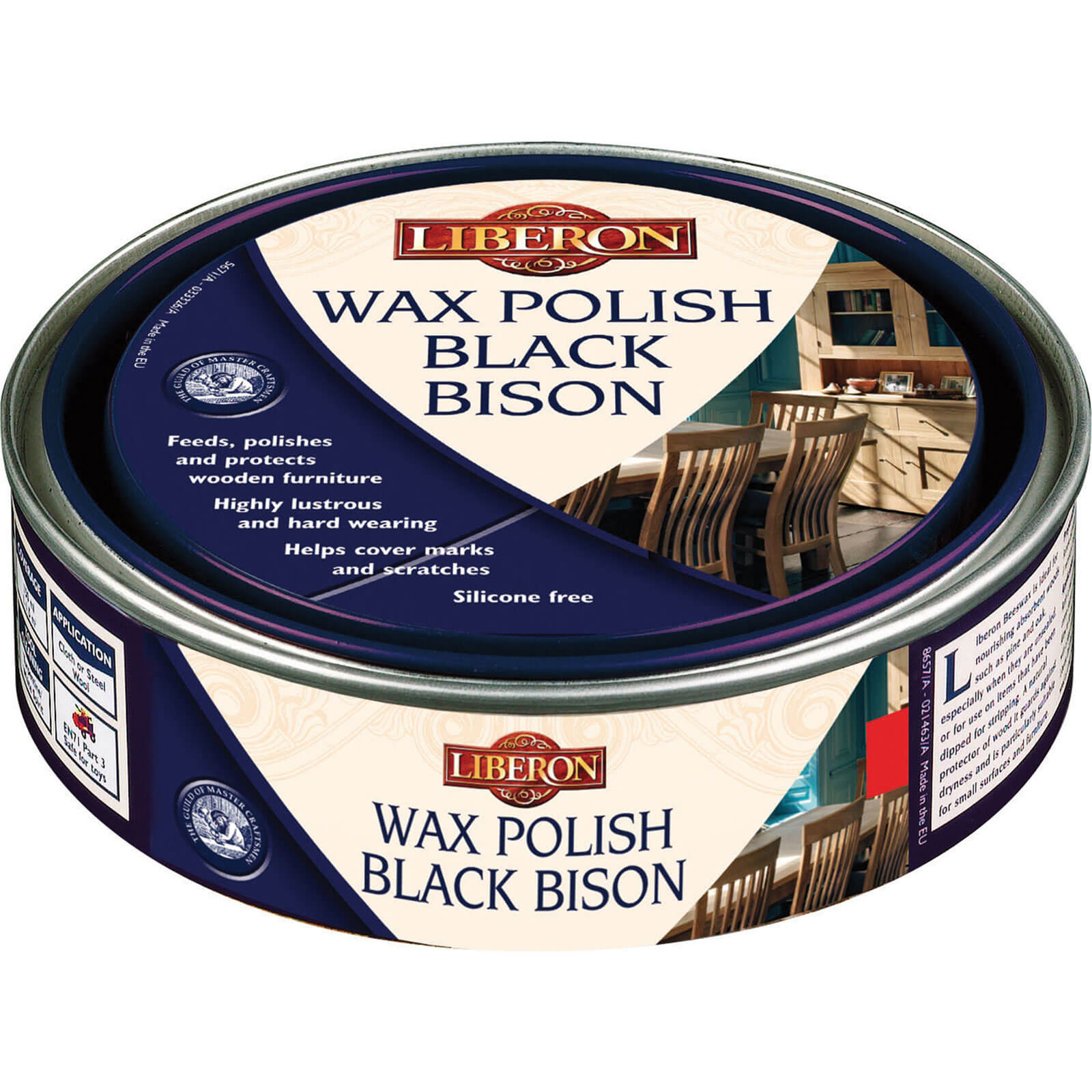 Image of Liberon Bison Paste Wax Medium Oak 150ml