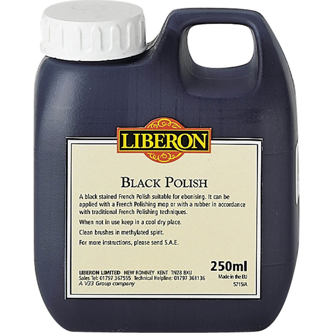 Image of Liberon Black Polish 250ml