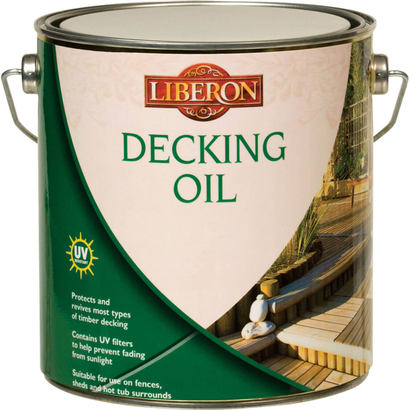 Image of Liberon Decking Oil Medium Oak 2.5l