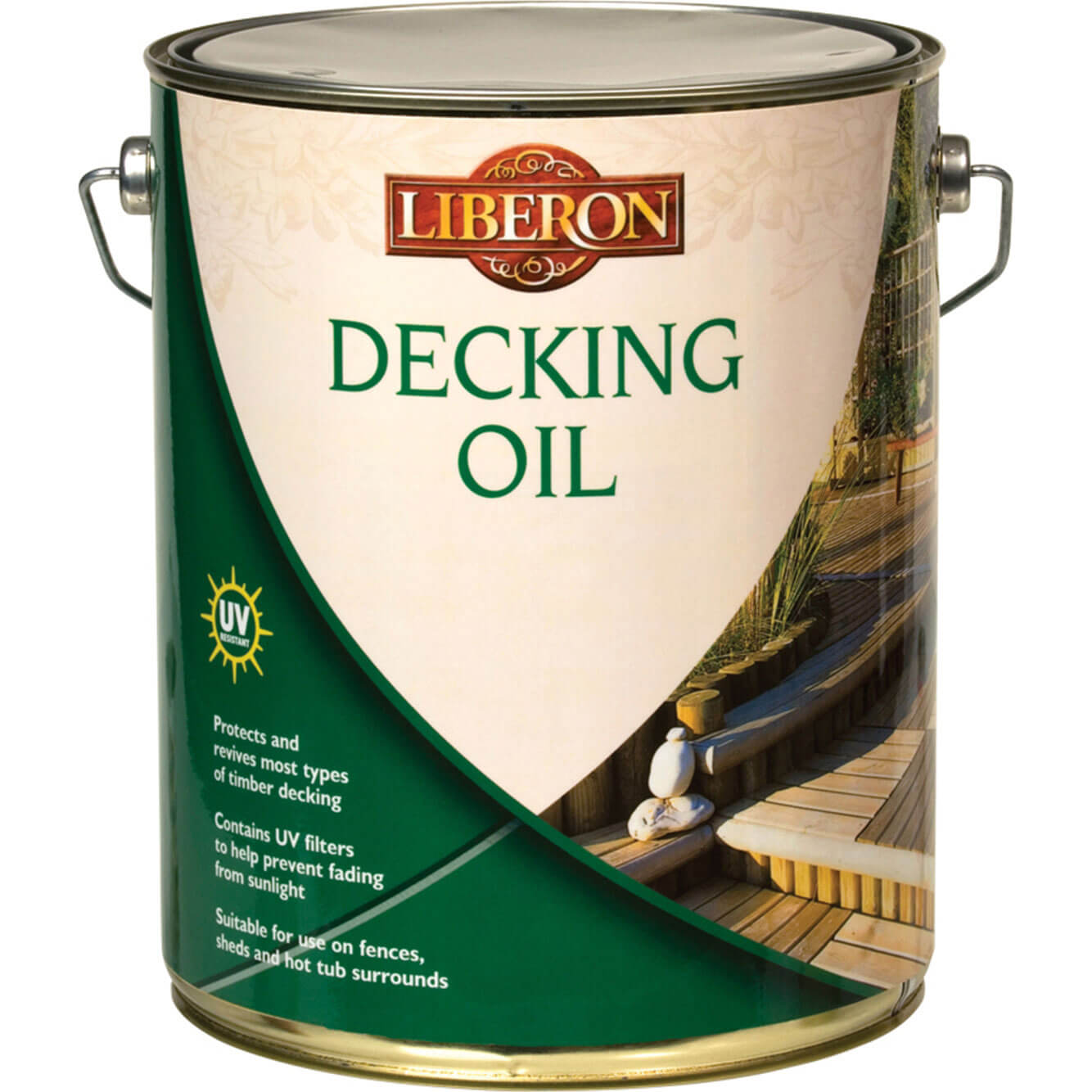 Image of Liberon Decking Oil Medium Oak 5l