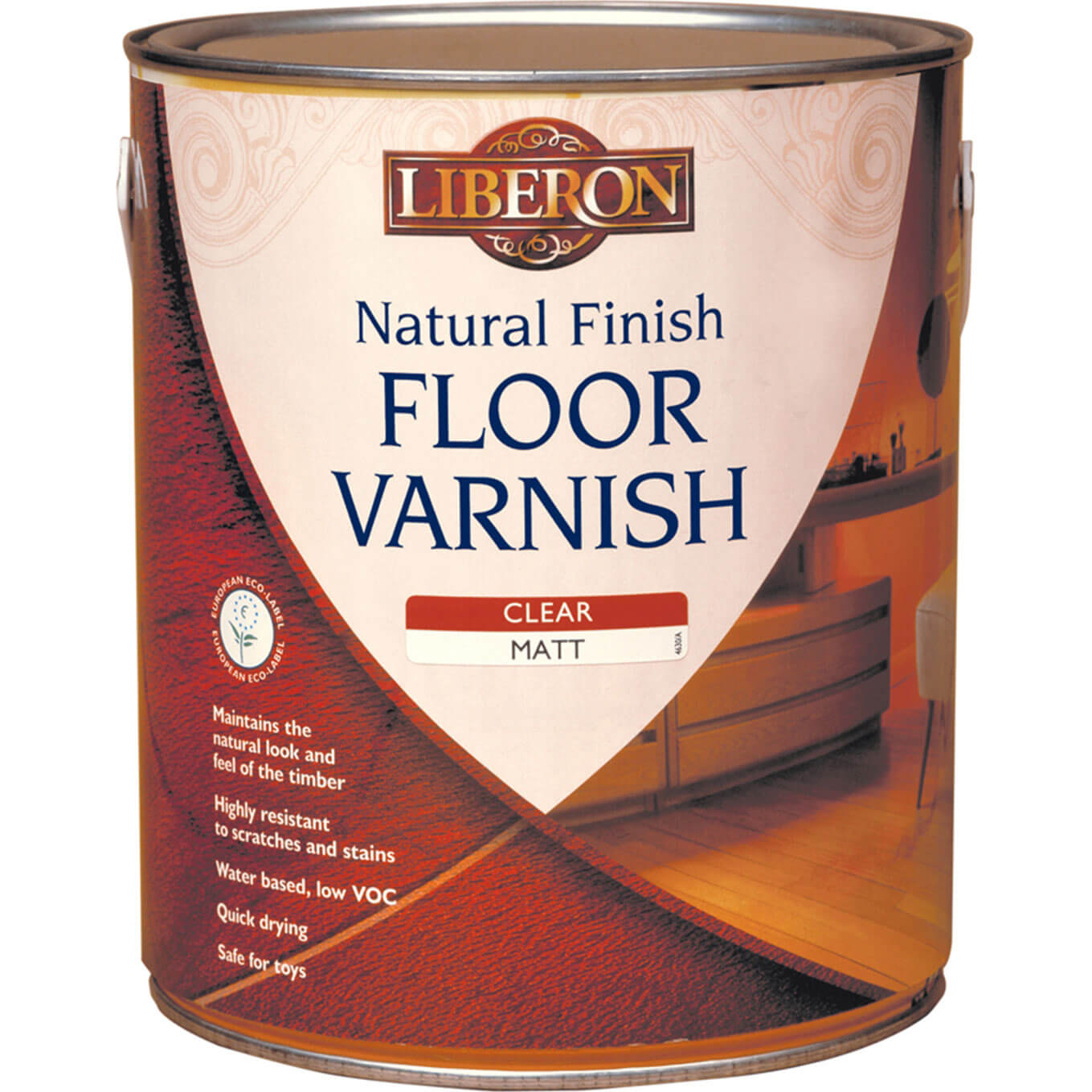 Photos - Varnish Liberon Natural Finish Floor  2.5l Clear Matt 