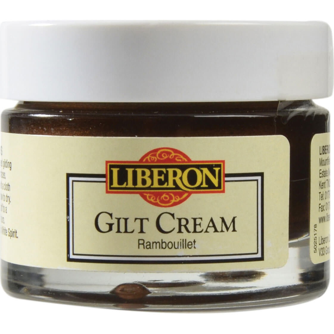 Image of Liberon Gilt Cream 30ml Rambouillet
