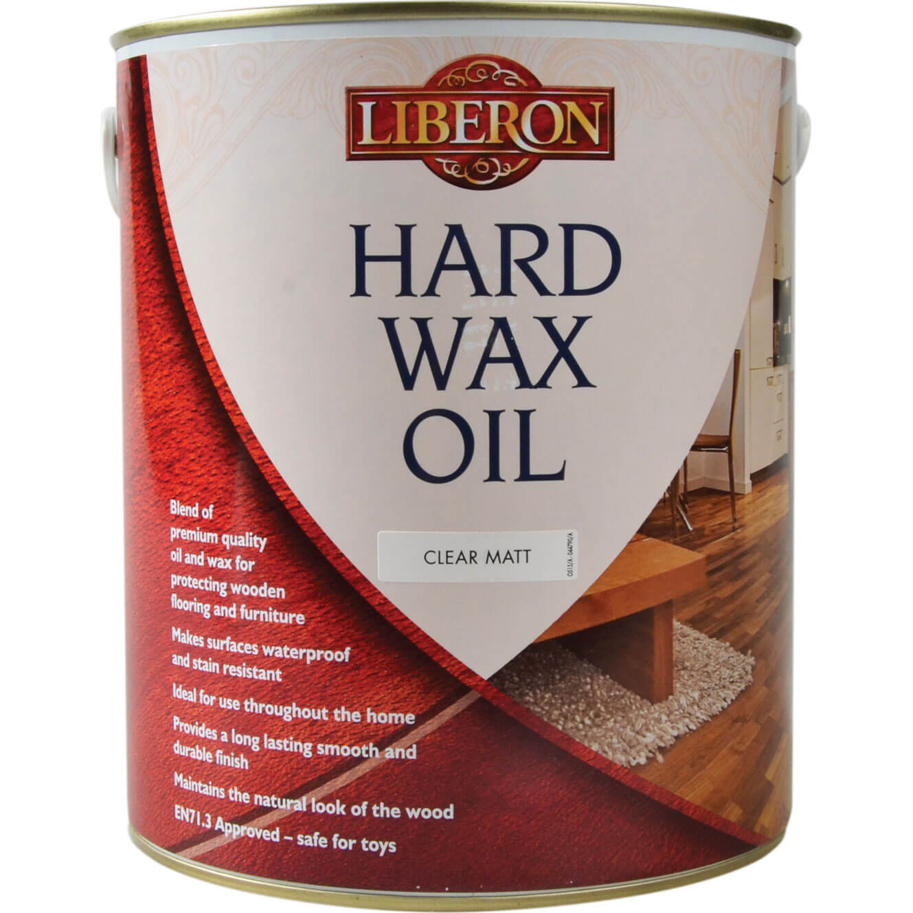 Image of Liberon Hard Wax Oil 2.5l Clear Matt