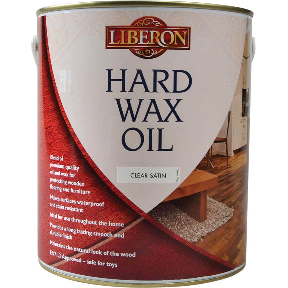 Image of Liberon Hard Wax Oil 2.5l Clear Satin