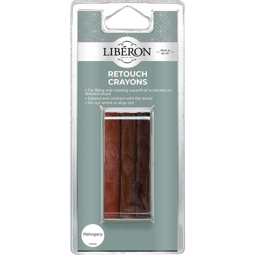 Liberon Retouch Crayons Mahogany Pack of 3