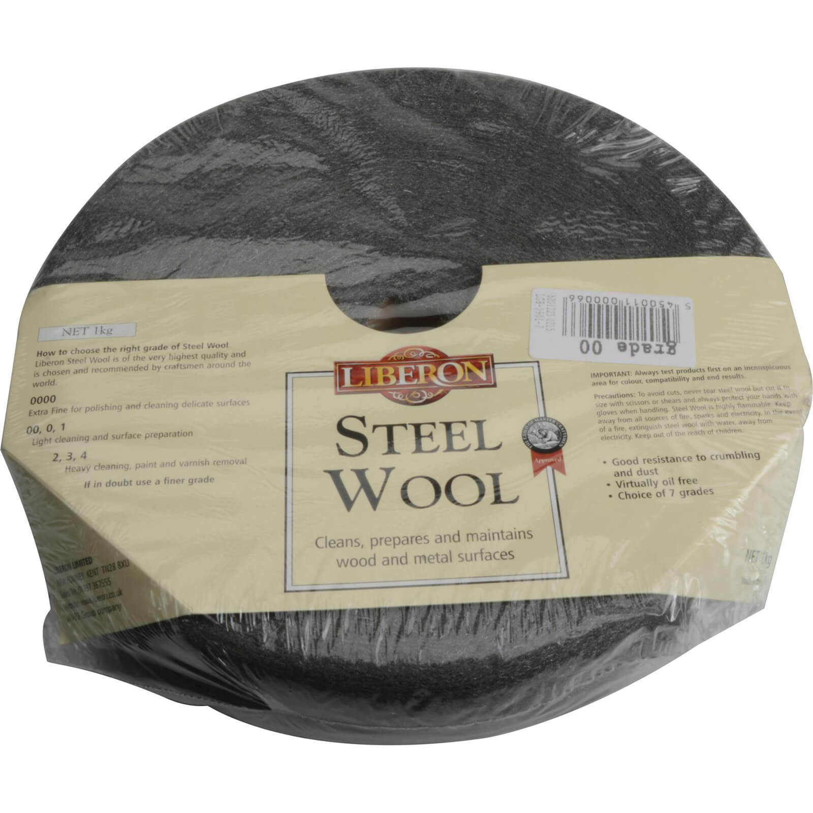 Image of Liberon Steel Wire Wool 00 1kg