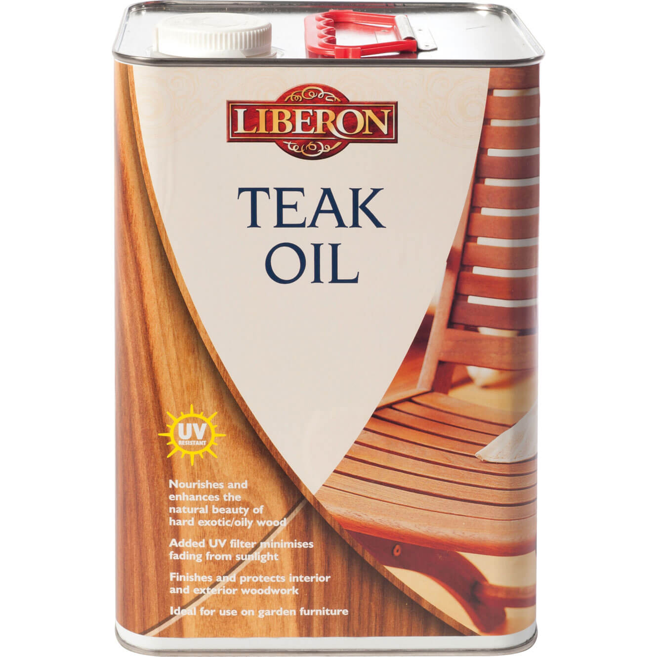 Image of Liberon Teak Oil With UV 5l