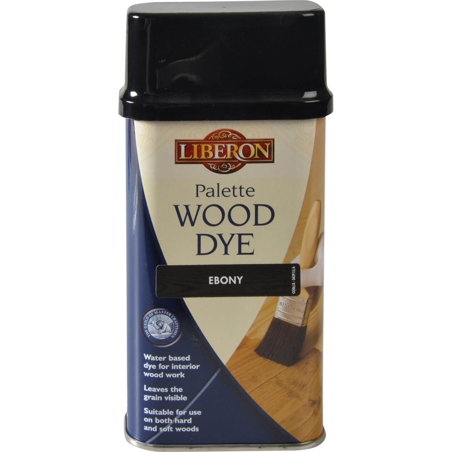 Image of Liberon Palette Wood Dye Ebony 250ml