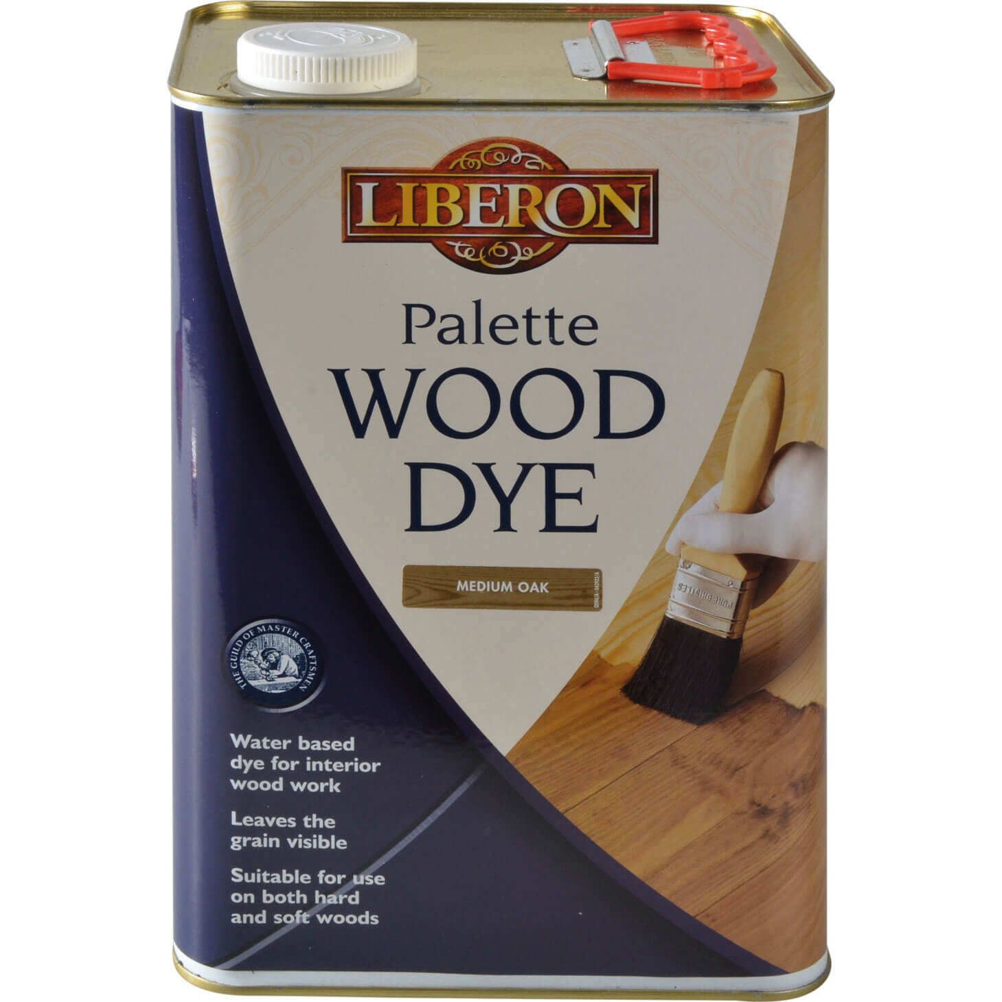 Photos - Varnish Liberon Palette Wood Dye Medium Oak 5l 