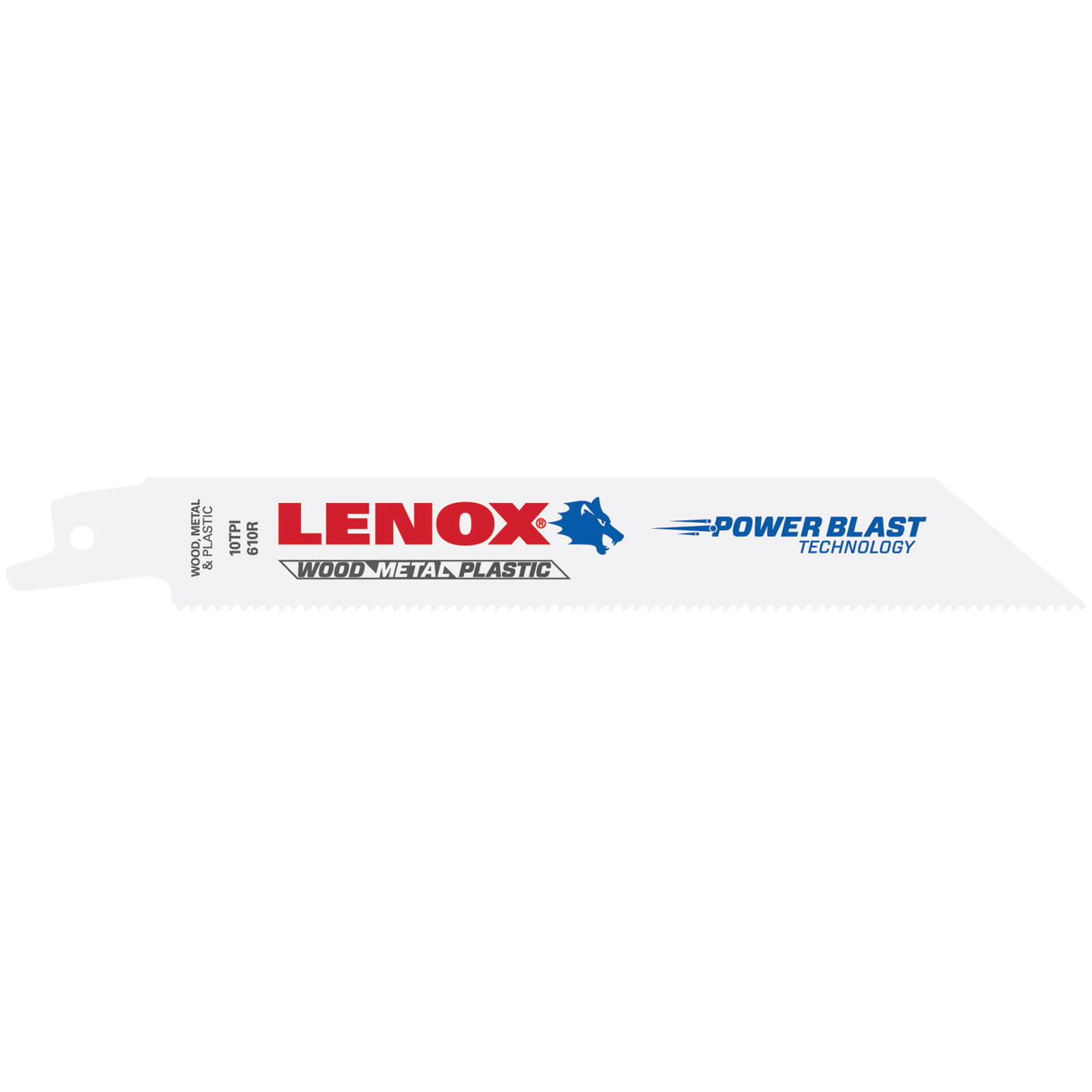 Image of Lenox 10TPI Multi Material Reciprocating Sabre Saw Blades 203mm Pack of 5