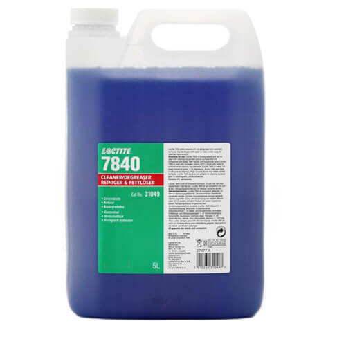 Image of Loctite 7840 Natural Blue Cleaner and Degreaser Fluid 5l