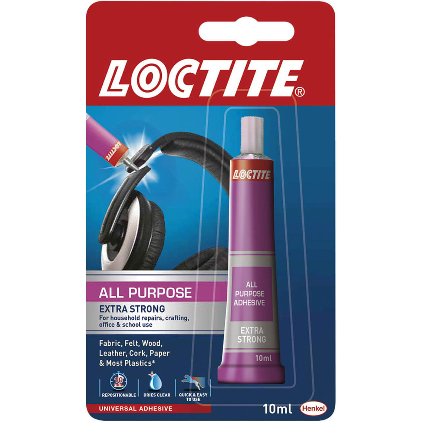 Image of Loctite All Purpose Clear Adhesive Tube 20ml