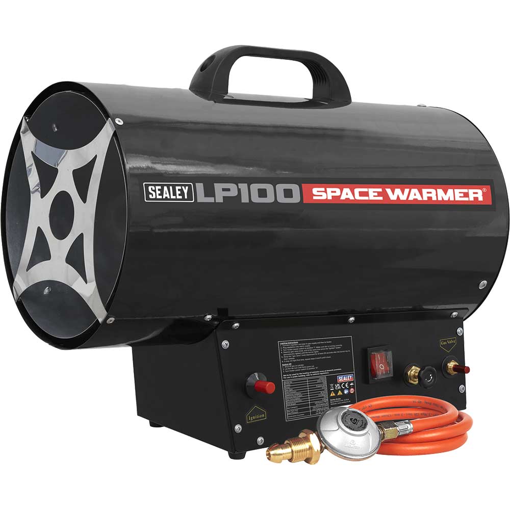 Sealey LP100 Propane Gas Space Heater in UK Specification