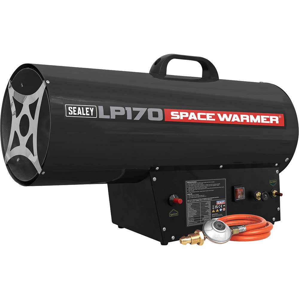 Sealey LP170 Propane Gas Space Heater in UK Specification