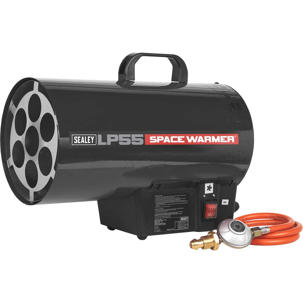 Sealey LP55 Propane Gas Space Heater in UK Specification